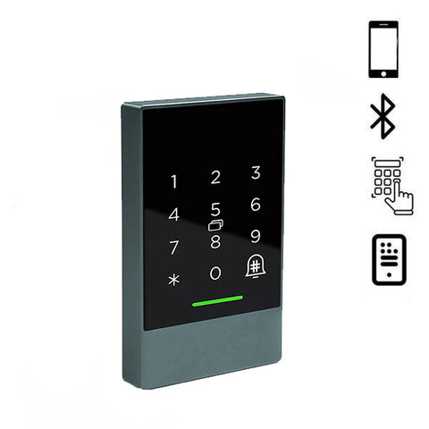 DeGuard Pro - Premium Electronic Smart Door Lock Reader Door Access Control System - Bluetooth / RFID / Optional Fingerprint / Wi-Fi - Stainless Steel DeGuard Pro - Premium Electronic Smart Door Lock Reader Door Access Control System - Bluetooth / RFID / Optional Fingerprint / Wi-Fi - Stainless Steel
