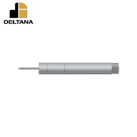 Deltana - Extension Baseboard Door Bumper - Solid Brass - Satin Chrome Deltana - Extension Baseboard Door Bumper - Solid Brass - Satin Chrome