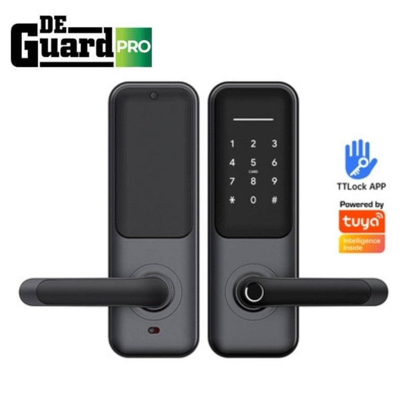 DeGuard Pro - H3 - High Security Fingerprint Ttlock Smart Lock - Tuya WIFI BLE Digital Smart Door Lock For Home Airbnb Apartment Projects DeGuard Pro - H3 - High Security Fingerprint Ttlock Smart Lock - Tuya WIFI BLE Digital Smart Door Lock For Home Airbnb Apartment Projects