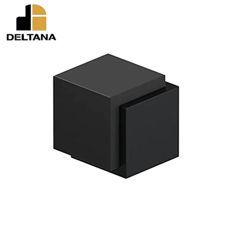 Deltana - Floor Door Bumper 1-3/4" - Cube - Contemporary - Stainless Steel - Flat Black Deltana - Floor Door Bumper 1-3/4" - Cube - Contemporary - Stainless Steel - Flat Black