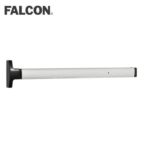 Falcon - 1690 - Concealed Vertical Rod Exit Device - Narrow Stile Pushpad 36" Device Exit Only - Motorized Electric Latch Retraction - Field Reversible - US28 - Satin Aluminum Clear Anodized Falcon - 1690 - Concealed Vertical Rod Exit Device - Narrow Stile Pushpad 36" Device Exit Only - Motorized Electric Latch Retraction - Field Reversible - US28 - Satin Aluminum Clear Anodized