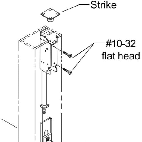 Falcon - SU Top Latch – Exit Device Accessory for 1990/1690/2390 Series Falcon - SU Top Latch – Exit Device Accessory for 1990/1690/2390 Series