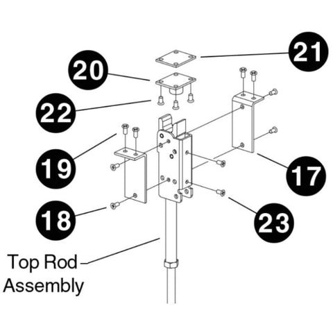 Falcon - SU Top Latch – Exit Device Accessory for 1990/1690/2390 Series Falcon - SU Top Latch – Exit Device Accessory for 1990/1690/2390 Series