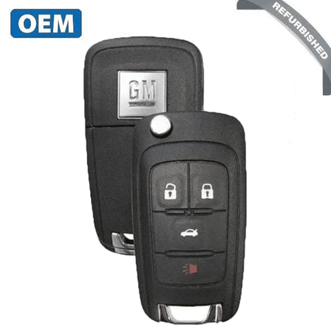 2010-2022 GMC Terrain / 4-Button Remote Flip Key / PN: 13504258 / OHT01060512 (OEM REFURB)(Non-Peps) 2010-2022 GMC Terrain / 4-Button Remote Flip Key / PN: 13504258 / OHT01060512 (OEM REFURB)(Non-Peps)