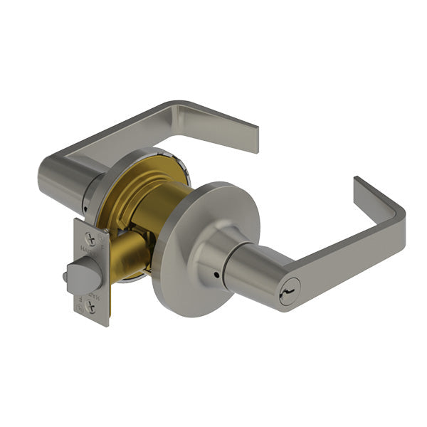 Hager - 3680 - Lever - Storeroom - 2-3/8-2-3/4 - Satin Chrome - Withnell Lever - Schlage C Keyway