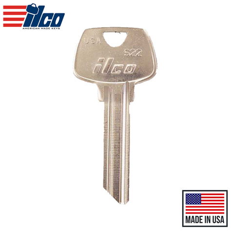 Ilco - 01007LA NS Key Blank - 6 Pin or Disc Ilco - 01007LA NS Key Blank - 6 Pin or Disc