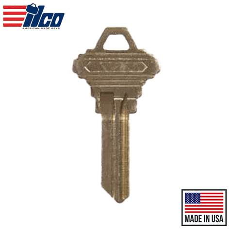 Ilco - 100C-NS SCHLAGE Key Blank - Nickel Silver Ilco - 100C-NS SCHLAGE Key Blank - Nickel Silver
