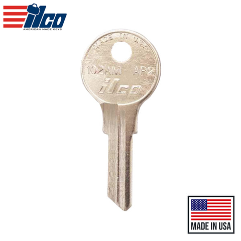 Ilco - 102AM-AP2 CHICAGO Key Blank Ilco - 102AM-AP2 CHICAGO Key Blank