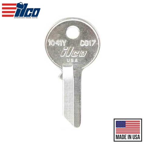 Ilco - 1041Y-CG17 CHICAGO Key Blank Ilco - 1041Y-CG17 CHICAGO Key Blank