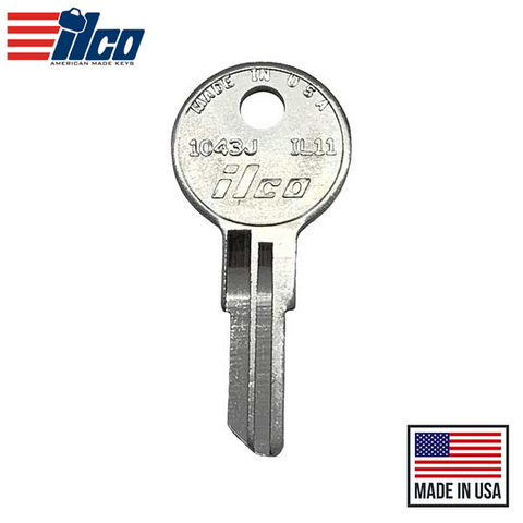Ilco - 1043J-IL11 ILLINOIS Key Blank Ilco - 1043J-IL11 ILLINOIS Key Blank