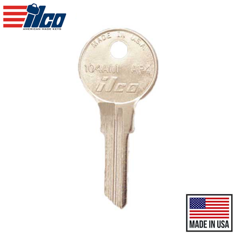 Ilco - 104AM-AP4 CHICAGO Key Blank Ilco - 104AM-AP4 CHICAGO Key Blank