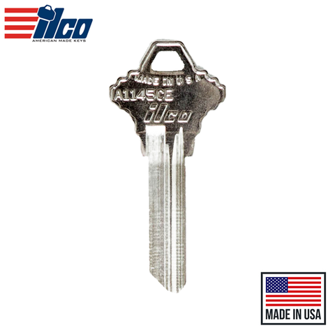 Ilco - A1145CE SCHLAGE Key Blank - 6 Pin or Disc Ilco - A1145CE SCHLAGE Key Blank - 6 Pin or Disc