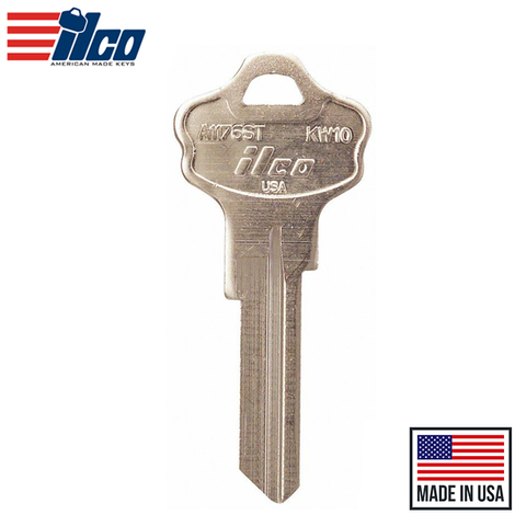 Ilco - A1176ST-KW10 Key Blank - 5 Pin or Disc Ilco - A1176ST-KW10 Key Blank - 5 Pin or Disc