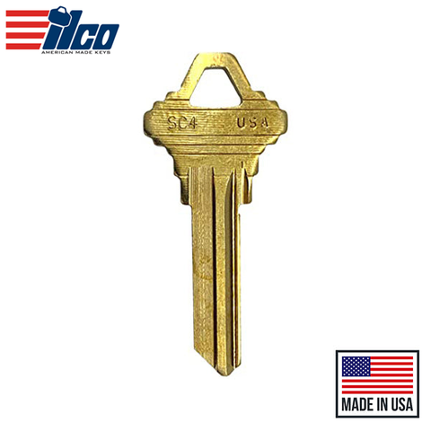 Ilco - SC4-BR Schlage Key Blank Ilco - SC4-BR Schlage Key Blank