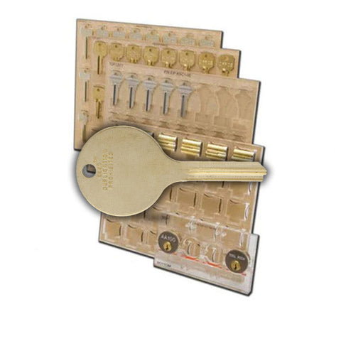 Ilco - EIP-KH34 - Engrave-It - Lg. Round Head (Hotel Size) Uncoined Best Oem Style; Dnd Key Holder - Holds 12 - for Engrave-It Pro Machine Ilco - EIP-KH34 - Engrave-It - Lg. Round Head (Hotel Size) Uncoined Best Oem Style; Dnd Key Holder - Holds 12 - for Engrave-It Pro Machine