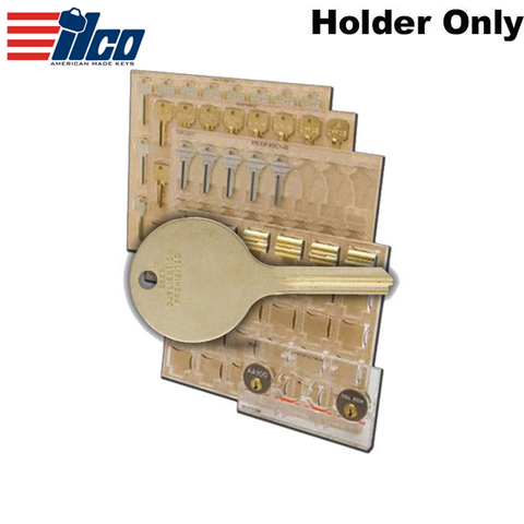 Ilco - EIP-KH34 - Engrave-It - Lg. Round Head (Hotel Size) Uncoined Best Oem Style; Dnd Key Holder - Holds 12 - for Engrave-It Pro Machine Ilco - EIP-KH34 - Engrave-It - Lg. Round Head (Hotel Size) Uncoined Best Oem Style; Dnd Key Holder - Holds 12 - for Engrave-It Pro Machine
