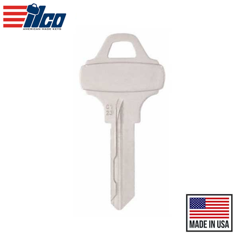 Ilco - C123 fits SCHLAGE Key Blank - 6 Pin or Disc Ilco - C123 fits SCHLAGE Key Blank - 6 Pin or Disc