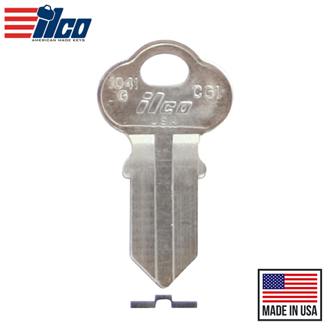 Ilco - CG1-BR CHICAGO Key Blank - 4 Pin or Disc Ilco - CG1-BR CHICAGO Key Blank - 4 Pin or Disc