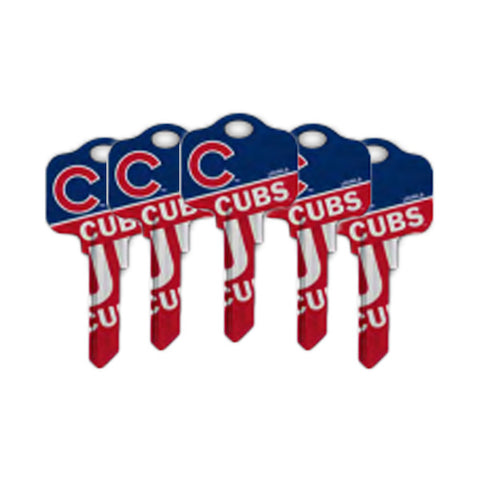 Ilco - MLB TeamKeys - Key Blank - Chicago Cubs - KW1 (5 Pack) Ilco - MLB TeamKeys - Key Blank - Chicago Cubs - KW1 (5 Pack)