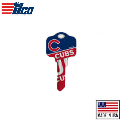Ilco - MLB TeamKeys - Key Blank - Chicago Cubs - KW1 (5 Pack) Ilco - MLB TeamKeys - Key Blank - Chicago Cubs - KW1 (5 Pack)