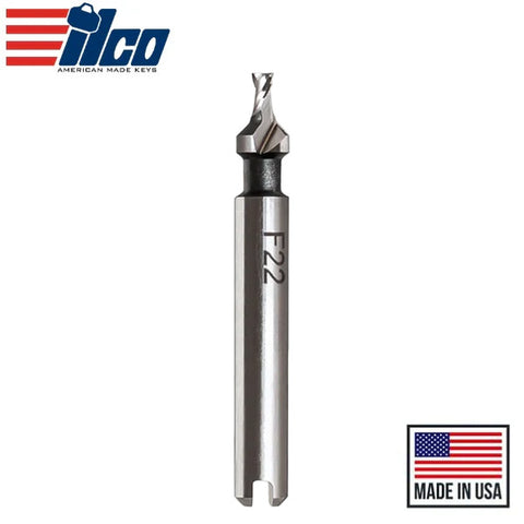 Ilco - D739973ZB - F22 Cutter - 2.5mm (AL-TiN) - for Club Jr, Club, Matrix Key Machines Ilco - D739973ZB - F22 Cutter - 2.5mm (AL-TiN) - for Club Jr, Club, Matrix Key Machines
