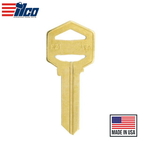 Ilco - EZ1-BR IMPORTED LOCKS Key Blank Ilco - EZ1-BR IMPORTED LOCKS Key Blank