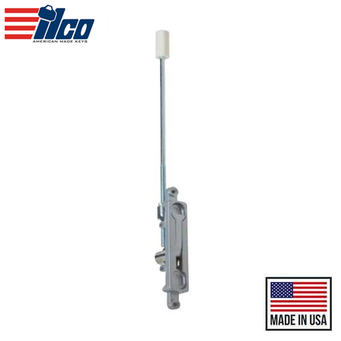 Ilco - Flush Bolt - 5/8" Throw - 1/8" Offset - 16" Rod - AL - Aluminum - Grade 1 Ilco - Flush Bolt - 5/8" Throw - 1/8" Offset - 16" Rod - AL - Aluminum - Grade 1