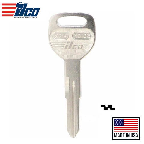 Ilco - HD103 - X214 - Honda - Acura - Metal Key Blank Ilco - HD103 - X214 - Honda - Acura - Metal Key Blank