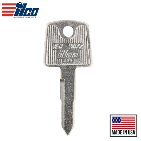 Ilco - HD72 / X57 - Honda - Motorcycle / ATV Key Blank Ilco - HD72 / X57 - Honda - Motorcycle / ATV Key Blank