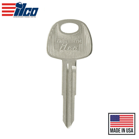 Ilco - HY14 - X236 - Hyundai - KIA - Metal Key Blank Ilco - HY14 - X236 - Hyundai - KIA - Metal Key Blank