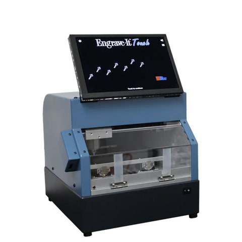 Ilco - ENGRAVE-IT TOUCH - Electronic Engraving Marking System for Keys / Cylinders / IC Cores / ID Tags & More Ilco - ENGRAVE-IT TOUCH - Electronic Engraving Marking System for Keys / Cylinders / IC Cores / ID Tags & More