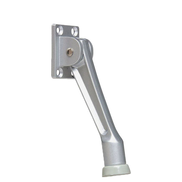 Ilco - KDDH-5 - Kick Down Door Stop - 5" - AL - Clear Aluminum - Grade 1