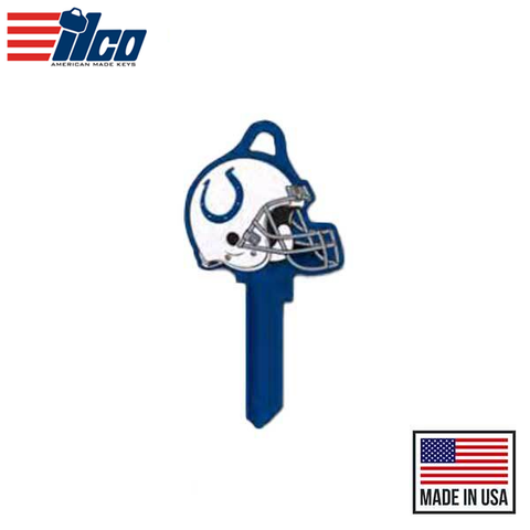 Ilco - NFL TeamKeys - Helmet Edition - Key Blank - Indianapolis Colts - SC1 (5 Pack) Ilco - NFL TeamKeys - Helmet Edition - Key Blank - Indianapolis Colts - SC1 (5 Pack)