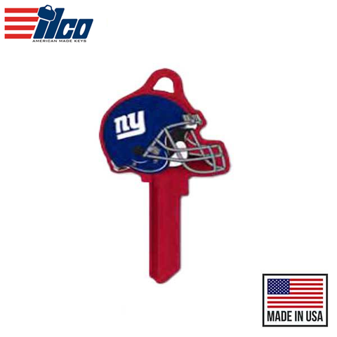 Ilco - NFL TeamKeys - Helmet Edition - Key Blank - New York Giants - SC1 (5 Pack) Ilco - NFL TeamKeys - Helmet Edition - Key Blank - New York Giants - SC1 (5 Pack)
