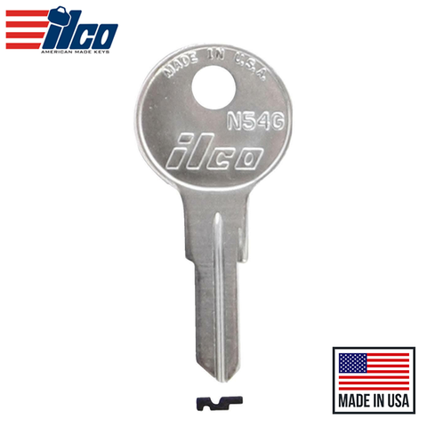 Ilco - N54G DL 0 Key Blank - 5 Pin or Disc Ilco - N54G DL 0 Key Blank - 5 Pin or Disc