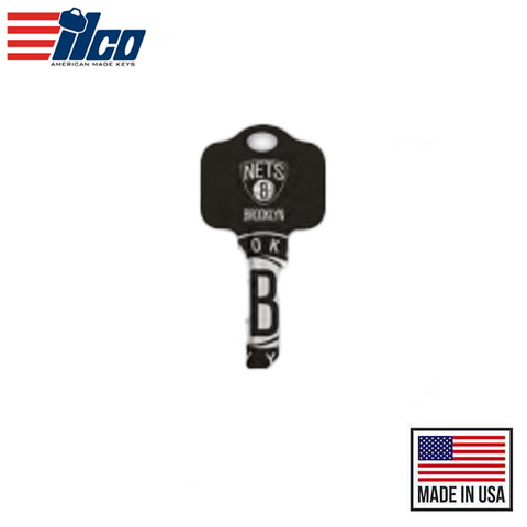 Ilco - NBA TeamKeys - Key Blank - Brooklyn Nets - SC1 (5 Pack) Ilco - NBA TeamKeys - Key Blank - Brooklyn Nets - SC1 (5 Pack)