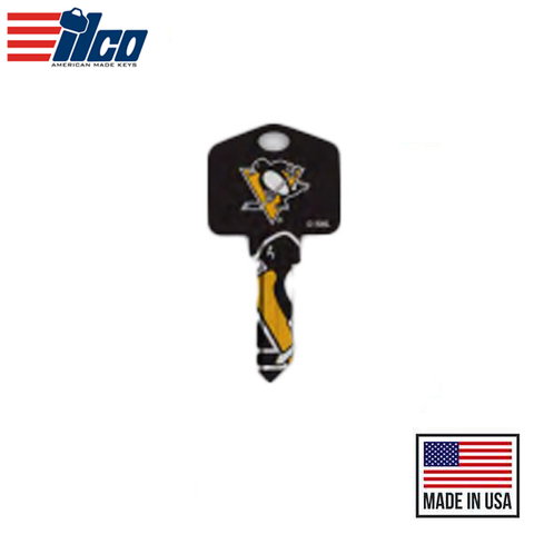 Ilco - NHL TeamKeys - Key Blank - Pittsburgh Penguins - SC1 (5 Pack) Ilco - NHL TeamKeys - Key Blank - Pittsburgh Penguins - SC1 (5 Pack)