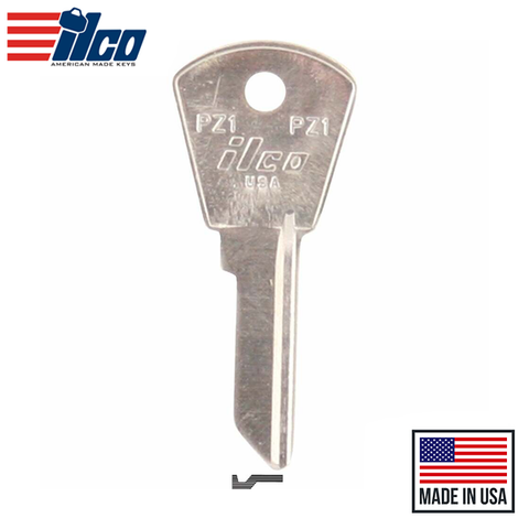 Ilco - PZ1-PZ1 PAPAIZ Key Blank Ilco - PZ1-PZ1 PAPAIZ Key Blank
