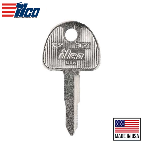 Ilco - SUZ11 / X87 - Suzuki - Motorcycle / ATV Key Blank Ilco - SUZ11 / X87 - Suzuki - Motorcycle / ATV Key Blank