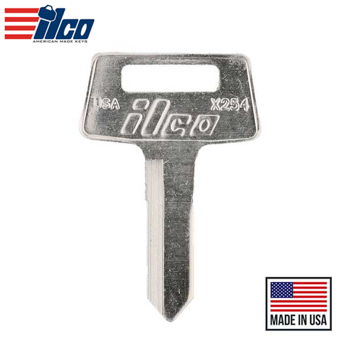 Ilco - X254 - Kawasaki - Motorcycle / ATV Key Blank Ilco - X254 - Kawasaki - Motorcycle / ATV Key Blank