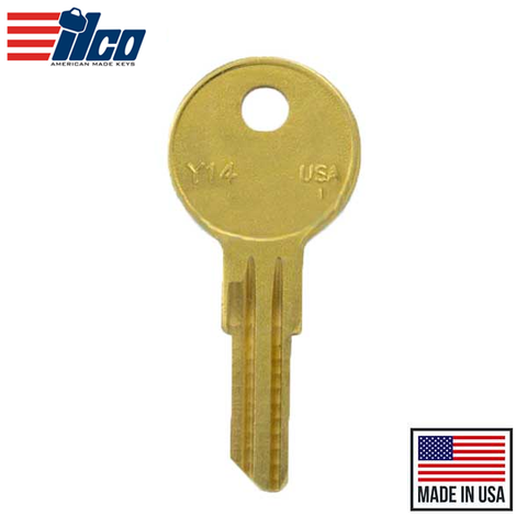 Ilco - Y14-BR YALE Key Blank Ilco - Y14-BR YALE Key Blank