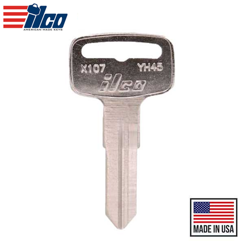 Ilco - YM45 / X107 - Yamaha - Motorcycle / ATV Key Blank Ilco - YM45 / X107 - Yamaha - Motorcycle / ATV Key Blank