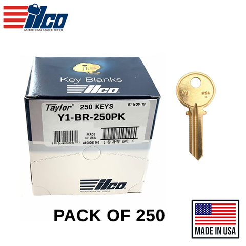 Ilco - Y1-BR YALE Key Blank - 250 Pack Ilco - Y1-BR YALE Key Blank - 250 Pack
