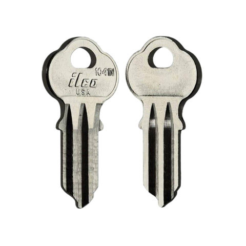 Ilco - 1041N - Chicago Flat Key Brass Ilco - 1041N - Chicago Flat Key Brass