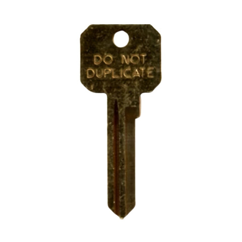 Close-up of ILCO NB-CO88 Key Blank with Neuter Bow brass finish
Close-up of ILCO NB-CO88 Key Blank with Neuter Bow brass finish