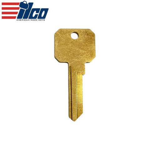 ILCO NB-Y1 key blank – brass finish, neuter bow design, uncut ILCO NB-Y1 key blank – brass finish, neuter bow design, uncut