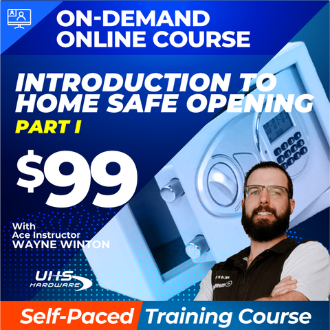 Recorded On-Demand Training - Introduction To Home Safe Opening with ACE Instructor Wayne Winton Recorded On-Demand Training - Introduction To Home Safe Opening with ACE Instructor Wayne Winton
