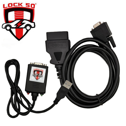 JLR Lock50 - HW04-A - JLR OBD Programming Kit w/ All Adapters - For JLR Models 2018 to 2024+ - USA & Canada - 315MHz JLR Lock50 - HW04-A - JLR OBD Programming Kit w/ All Adapters - For JLR Models 2018 to 2024+ - USA & Canada - 315MHz