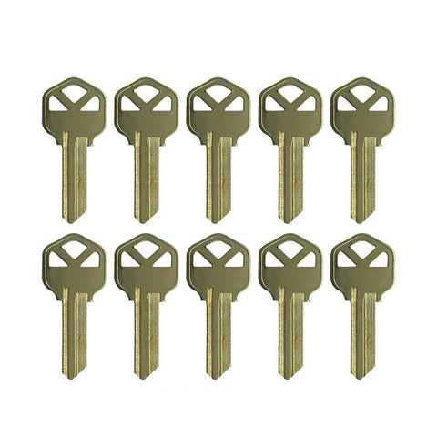 100 x KW1 Keys - Brass Finish Kwikset Key Blanks (Pack of 100) 100 x KW1 Keys - Brass Finish Kwikset Key Blanks (Pack of 100)