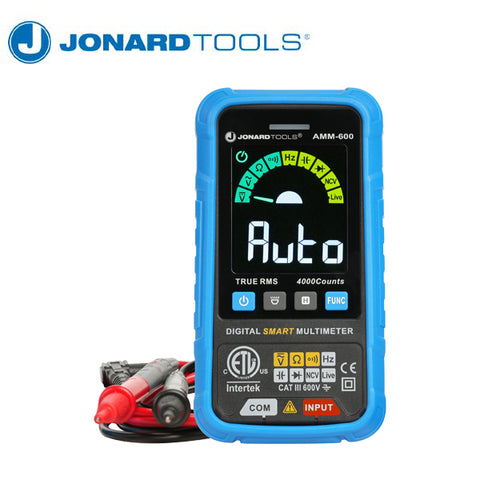 Jonard Tools - Automatic Intelligent Digital Multimeter - 600V Jonard Tools - Automatic Intelligent Digital Multimeter - 600V